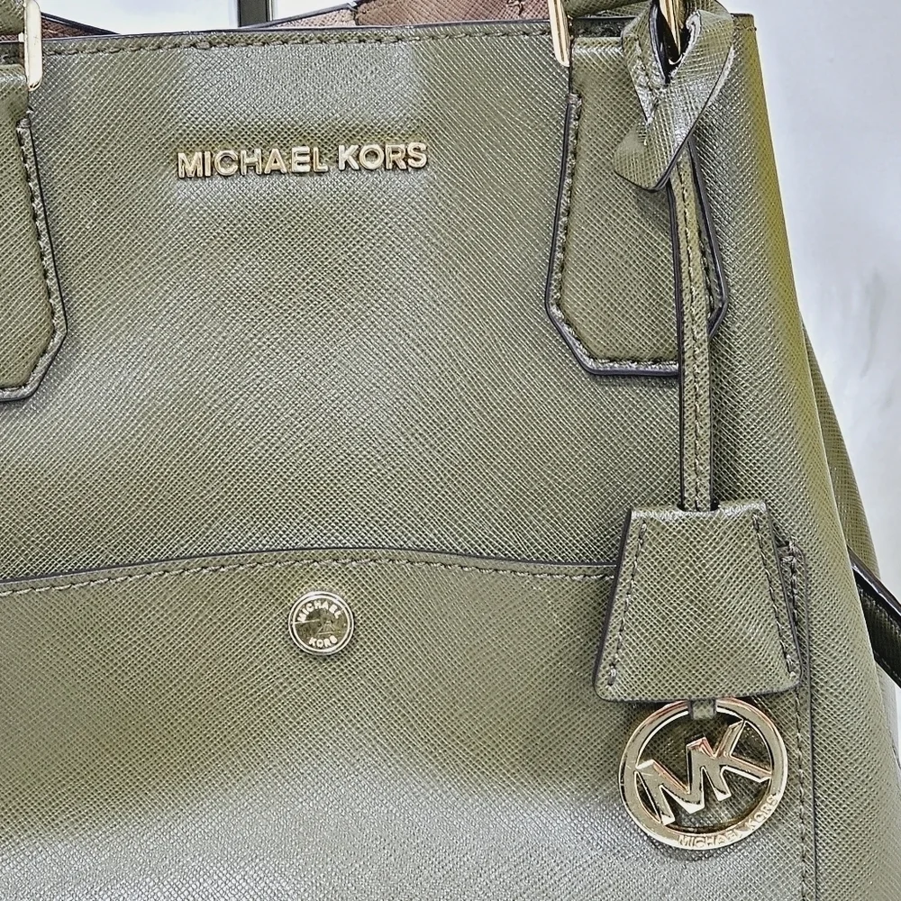 Michael kors Greenwich satchel olive green